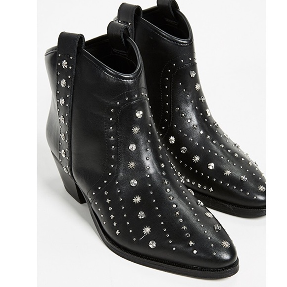 Sam Edelman Shoes - 🆕Sam Edelman Black Ankle Bootie BoHo Western Stud